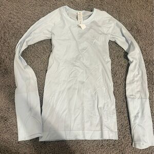 Lululemon Ice Blue Long Sleeve Top